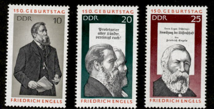ALMANYA DDR 1970 FRIEDRICH ENGELS
