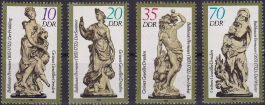 ALMANYA DDR 1989 Tarihi Heykeller