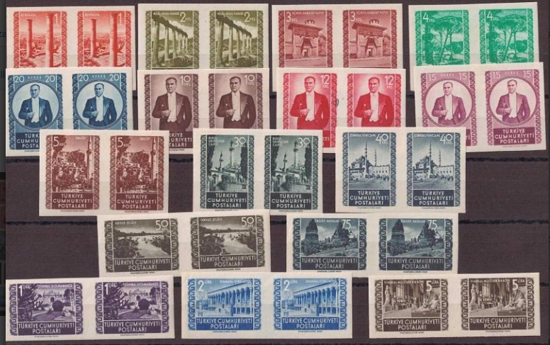 1953 Viyana Baskısı Dantelsiz 2’li Mnh Tam Seri