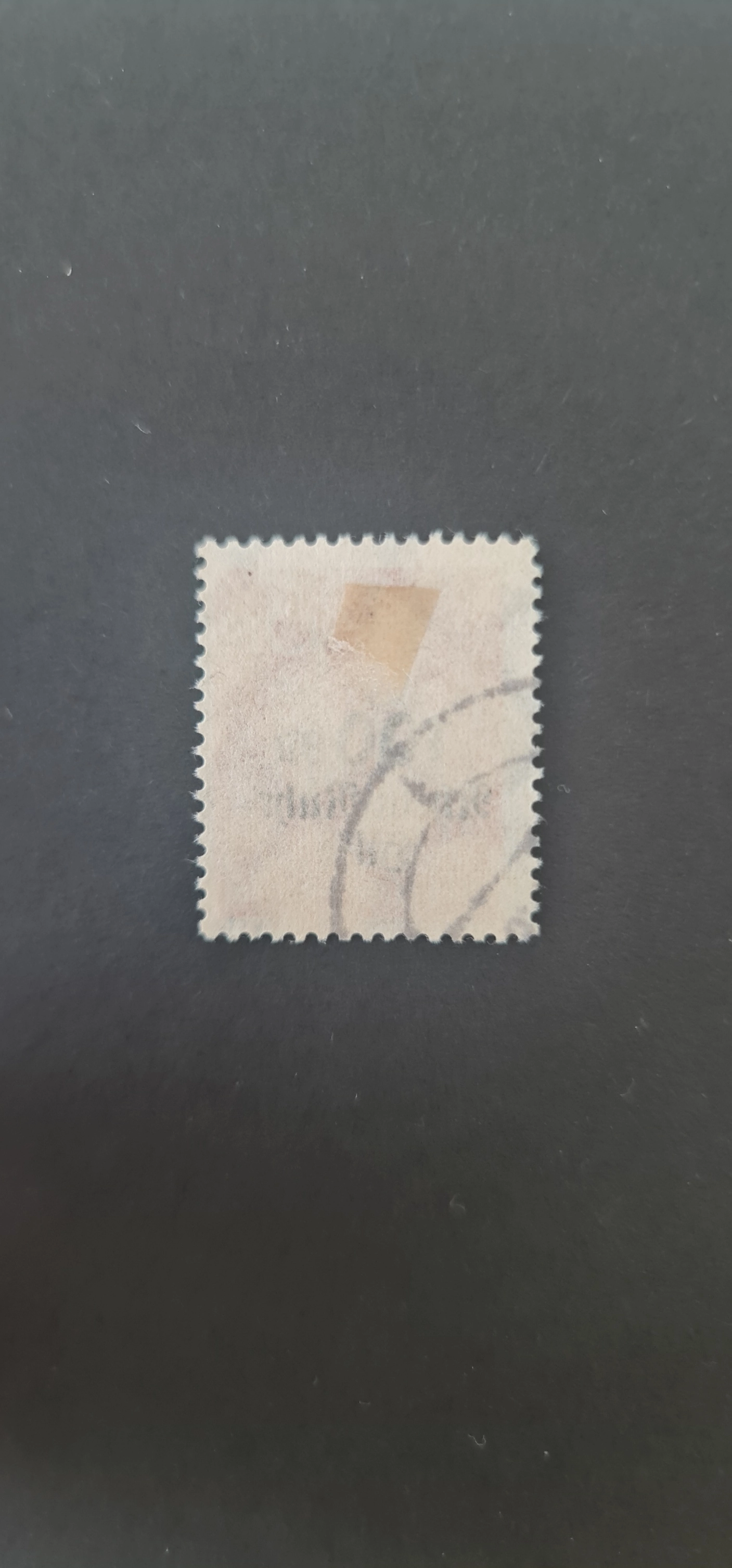 Almanya 1923 Rhein-Ruhr-Hilfe 100m Sürşarjlı Madenci Pulu, Şarniyer izli