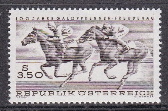 AVUSTURYA 1968 Atlar - Freudenau Yarışının 100. Yılı