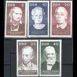 ALMANYA DDR 1967 Ünlü Kişiler