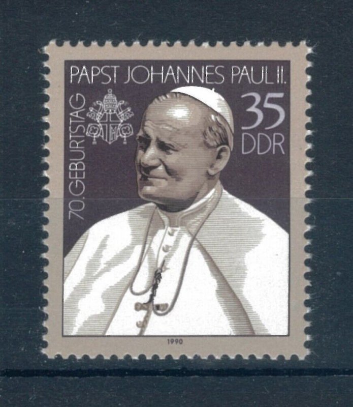 ALMANYA DDR 1990 Papa Johannes Paul II’nin Doğumunun 70. Yıldönümü