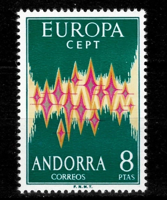 1972 Andorra İspanya EUROPA CEPT