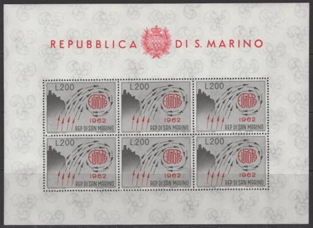 1962 EUROPA CEPT SAN MARİNO KLEİNBOGEN