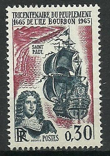 FRANSA 1965 Réunion’un Kolonileştirilmesinin 300. Yıldönümü