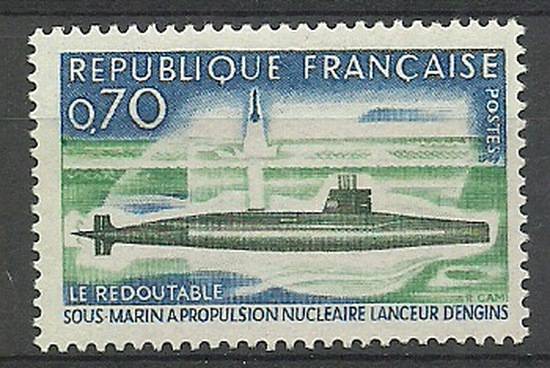 FRANSA 1969 İlk Fransız Nükleer Denizaltısı ’’ Le Redoutable’’