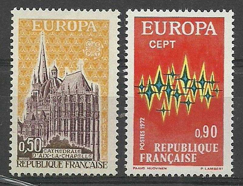 1972 FRANSA EUROPA CEPT