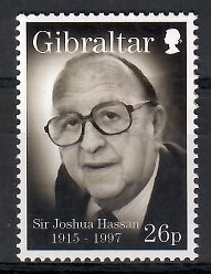 Gibraltar 1997 Sir Joshua Hassan - Politikacı