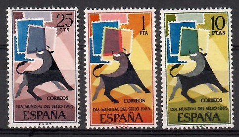 İSPANYA 1965 Dünya Pul Günü