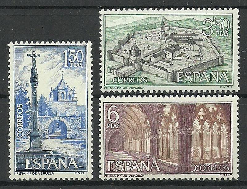 İSPANYA 1967 Manastırlar, Binalar