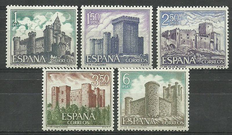 İSPANYA 1969 Kaleler, Tarihi Yapılar