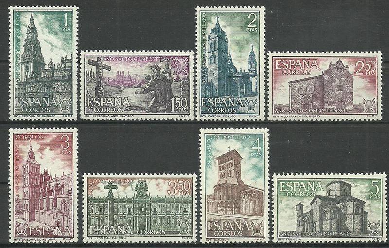 İSPANYA 1971 Compostela Kutsal Yılı
