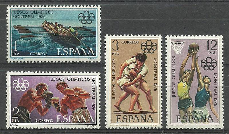 İSPANYA 1976 Olimpiyat Oyunları - Montreal, Kanada