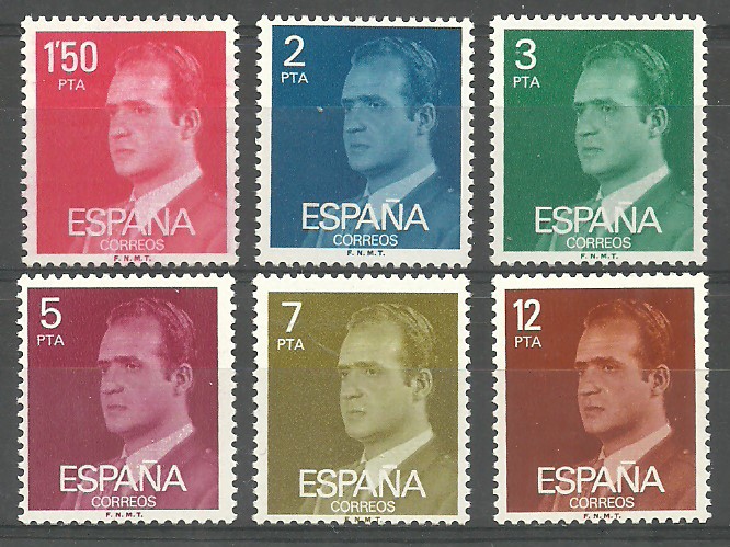 İSPANYA 1976 Posta Pulları - Kral I. Juan Carlos