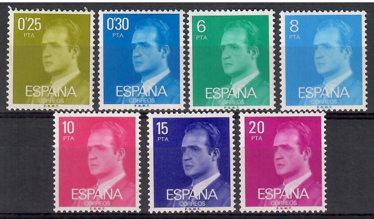 İSPANYA 1977 Kral I. Juan Carlos - Yeni Değerler