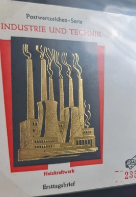 Almanya 1975 Endüstri teknolojisi elektrik santrali FDC