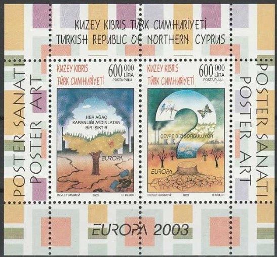 2003 KKTC EUROPA CEPT BLOK