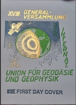 Almanya 1983 Uluslararası Jeodezi ve Jeofizik Birliği (IUGG) Genel Kurulu, Hamburg, FDC Bonn