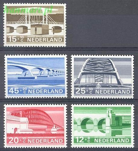 HOLLANDA 1968 KÖPRÜLER, YARDIM PULLARI