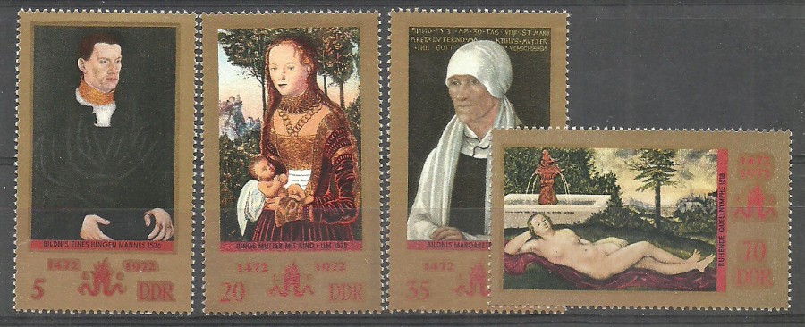 ALMANYA DDR 1972 TABLOLAR