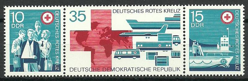 ALMANYA DDR 1972 Kızıl Haç