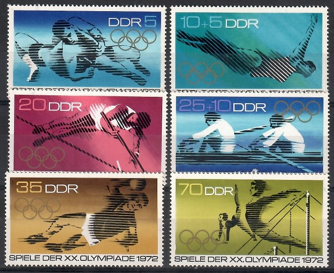 ALMANYA DDR 1972 Olimpiyat Oyunları - Münih, Almanya
