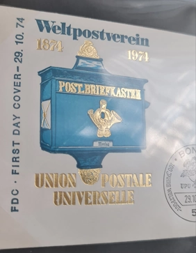 Almanya 1974 Dünya Posta Birliği’nin 100. Yıldönümü FDC