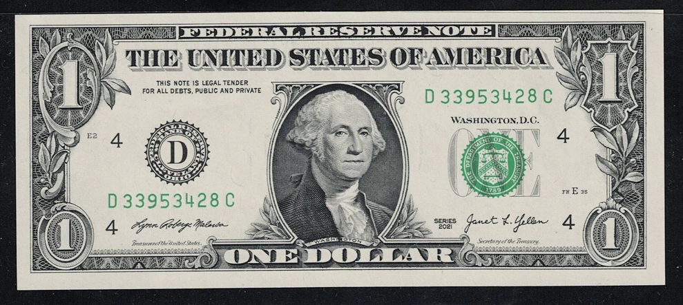 2021 United States (Amerika Birleşik Devletleri) 1 DOLAR, ÇİL