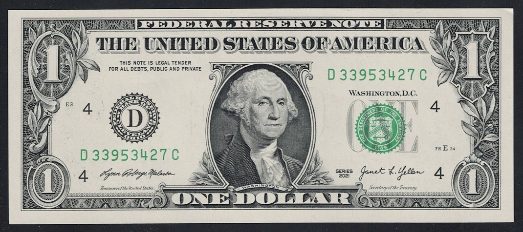 2021 United States (Amerika Birleşik Devletleri) 1 DOLAR, ÇİL