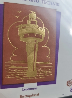 Almanya 1976 Weser Deniz Feneri FDC