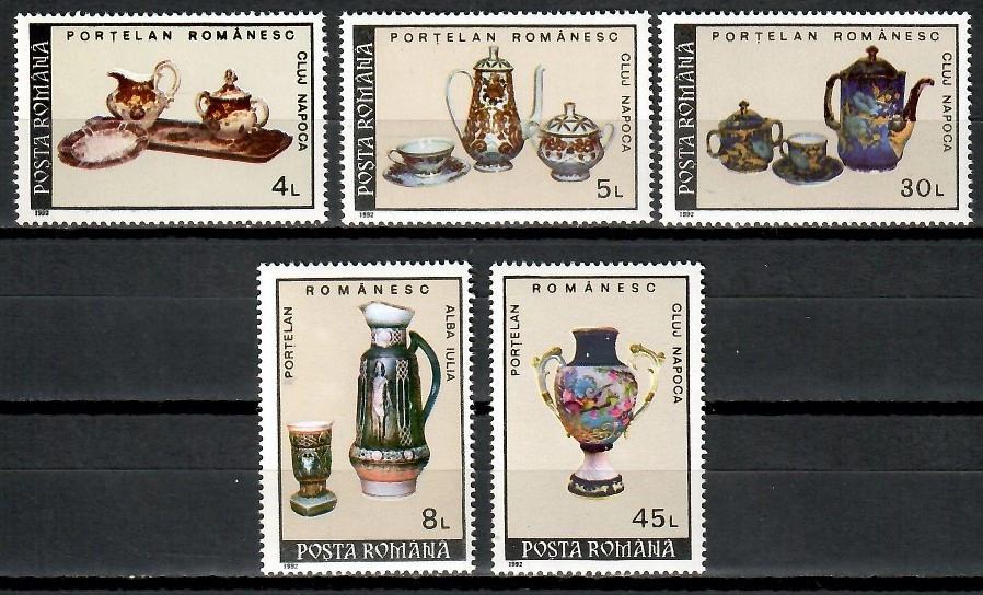 ROMANYA 1992 Romanya Porselenleri