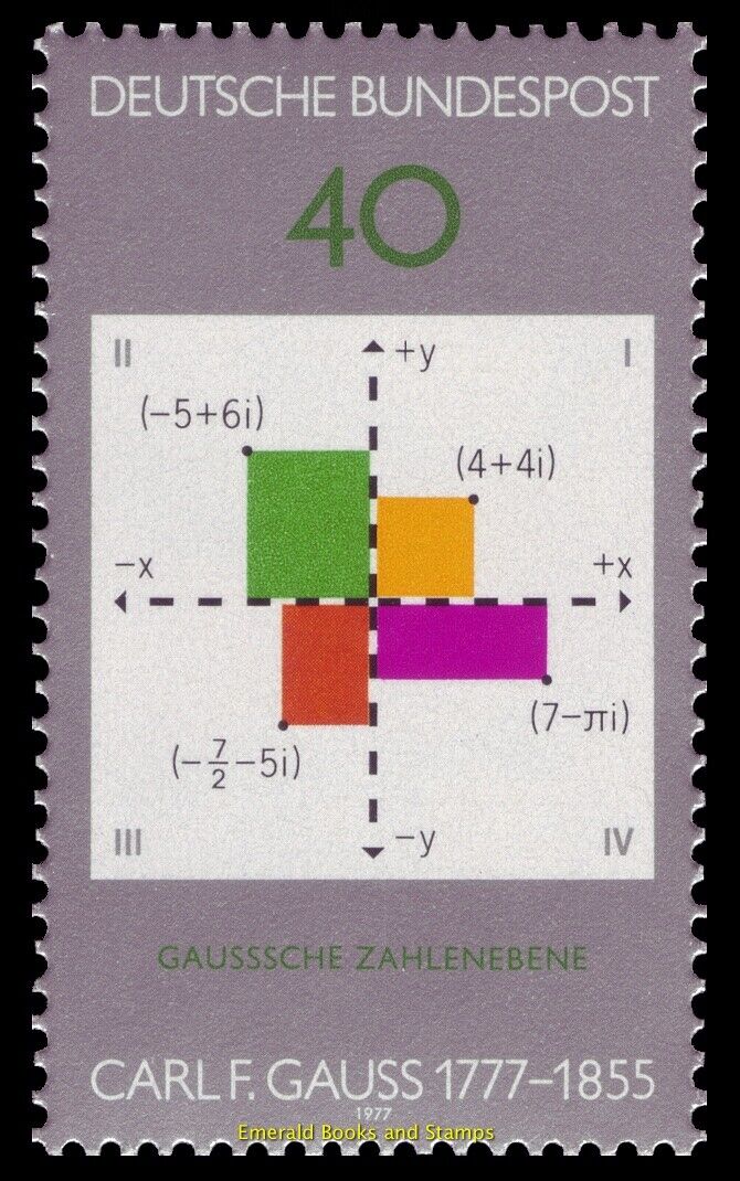 ALMANYA 1977 CARL FRİEDRİCH GAUSS DOĞUMUNUN 200. YILI 