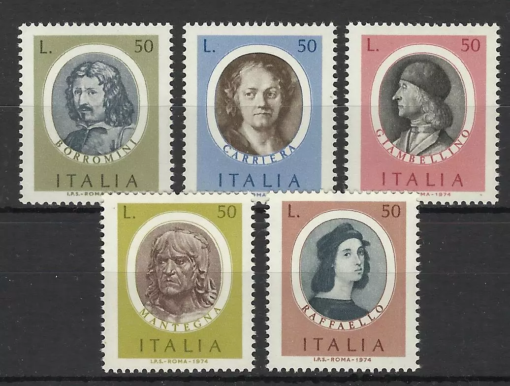 İTALYA 1974 Ünlü Sanatçılar