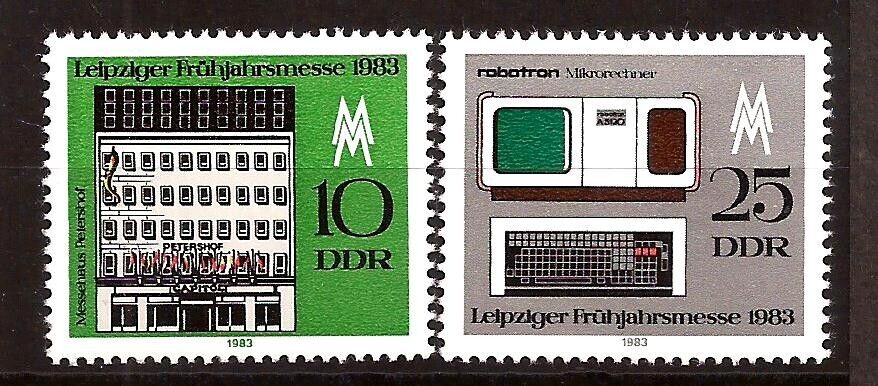  ALMANYA DDR 1983 LEIPZIG FUARI