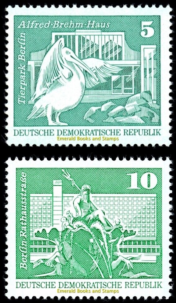 ALMANYA DDR 1973 DOĞU ALMANYA BİNALAR YAPILAR