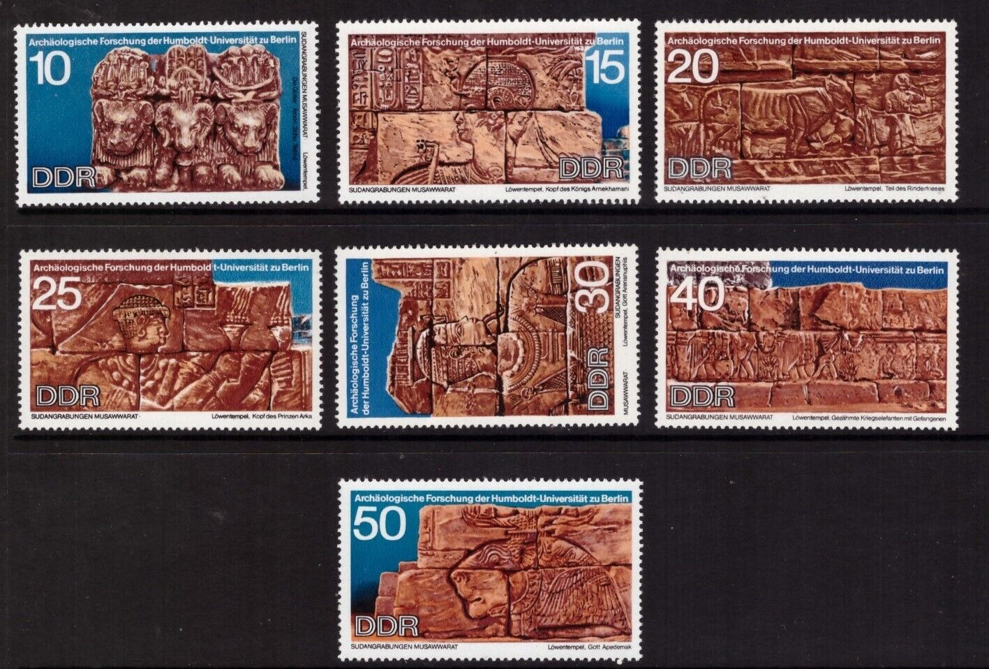ALMANYA DDR 1970 ARKEOLOJİK ARAŞTIRMA HUMBOLDT ÜNİVERSİTESİ