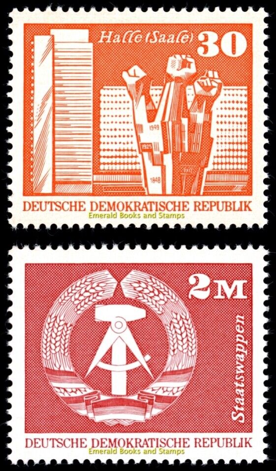 ALMANYA DDR 1973 BİNALAR YAPILAR