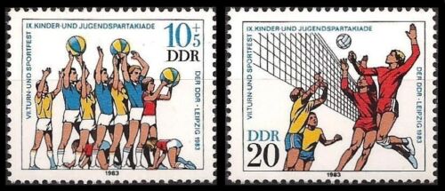 ALMANYA DDR 1983 GENÇLİK SPORLARI LEIPZIG