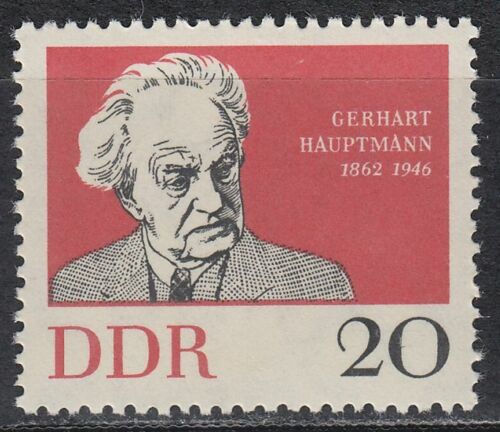  ALMANYA DDR1962 GERHART HAUPTMANN - NOBEL ÖDÜLLÜ ŞAİR