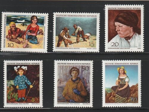 ALMANYA DDR 1968 TABLOLAR MNH SERİ