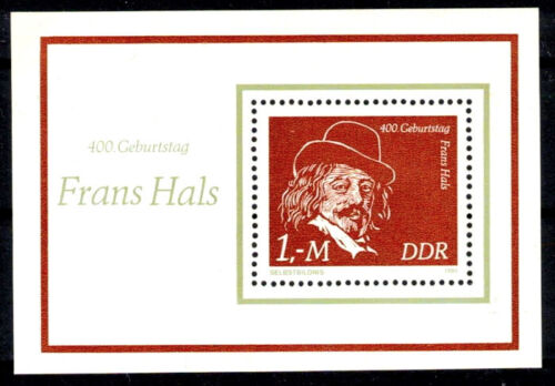  ALMANYA DDR 1980 FRANS HALS BLOK