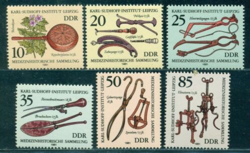  ALMANYA DDR 1981 TARİHİ TIP ALETLERİ