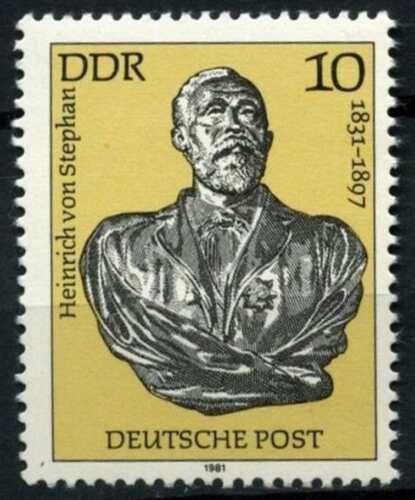 ALMANYA DDR 1981 HEİNRİCH VON STEPHAN 