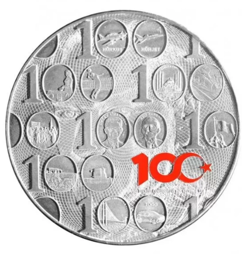 Türkiye Cumhuriyeti’nin 100.Yılı Gümüş Hatıra Parası