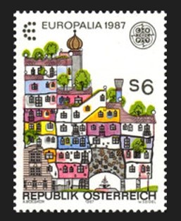 AVUSTURYA 1987 EUROPA CEPT - Modern Mimari