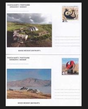 2019 BAKSI MÜZESİ BAYBURT 2 POSTA KARTI