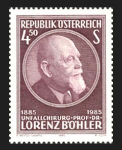 AVUSTURYA 1985 Dr. Lorenz Böhler’in 100. Yıldönümü
