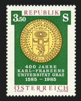 AVUSTURYA 1985 Karl Franzens Graz Üniversitesi’nin 400. Kuruluş Yıldönümü