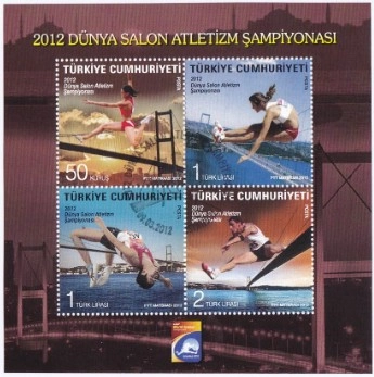 2012 DÜNYA SALON ATLETİZM ŞAMPİYONASI MNH BLOK